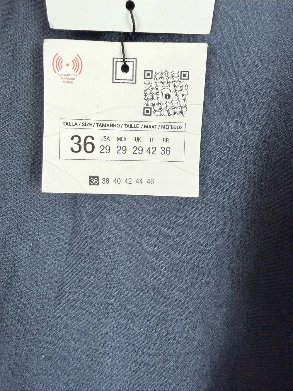 Zara linen taper